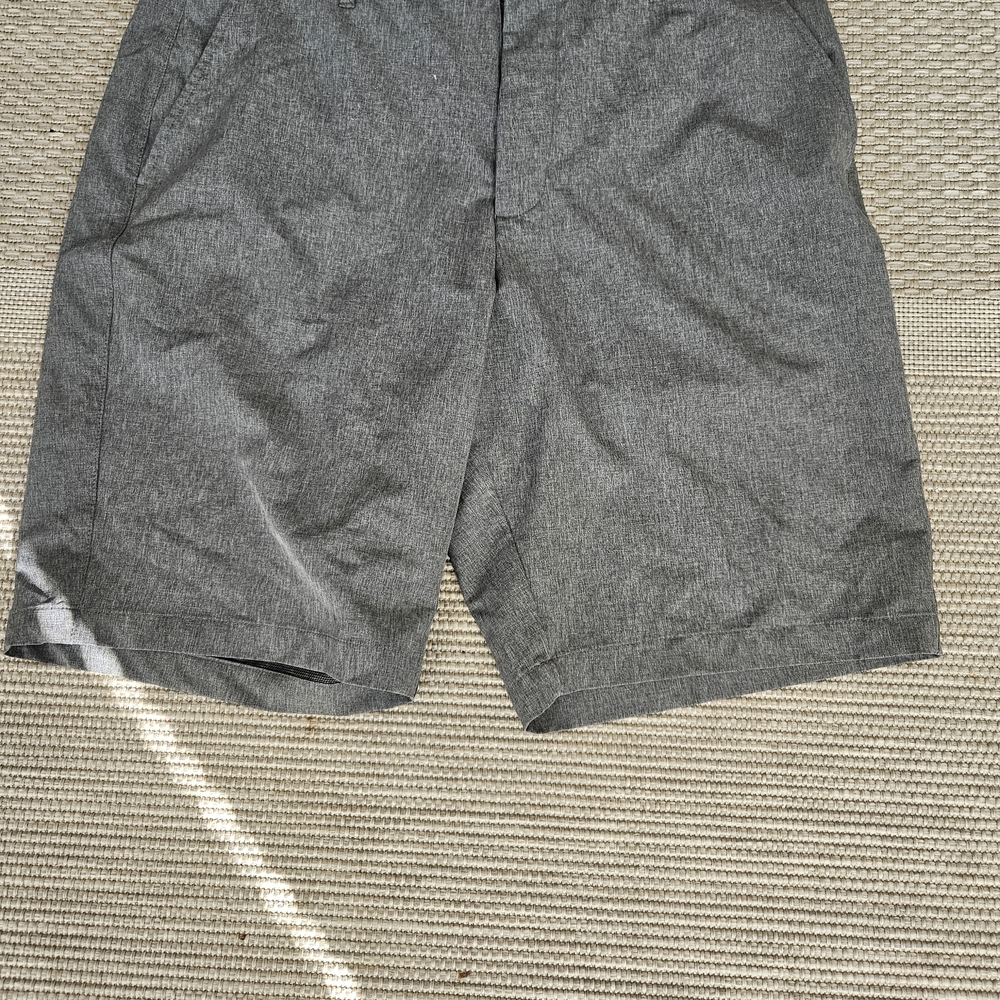 Haggar Charcoal Flat Front Shorts